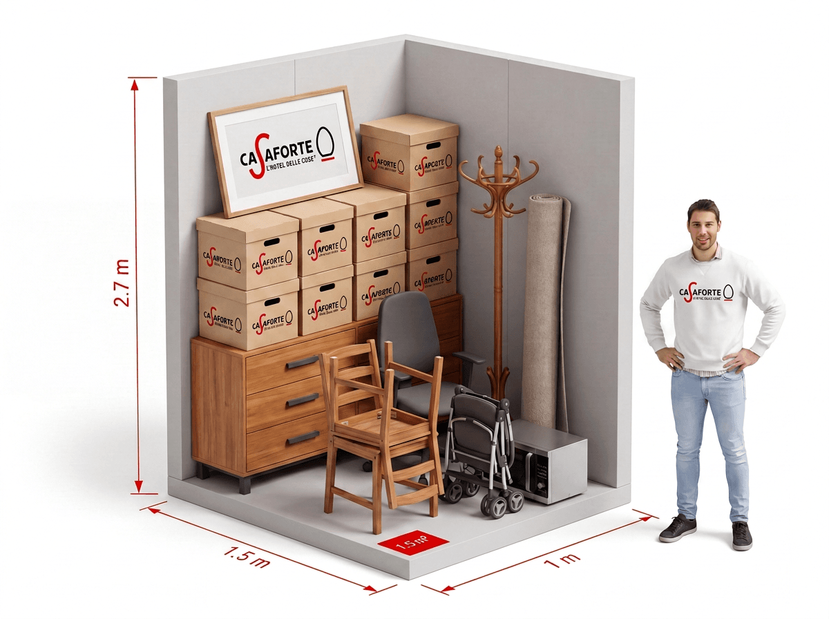 Extra Small Self-Storage-Box, ca. 1 m²
